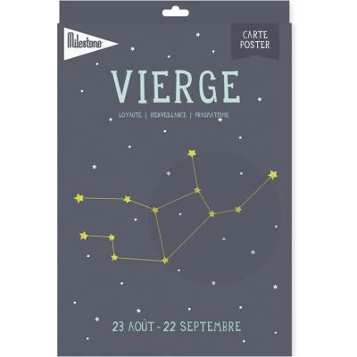 MILESTONE Affiche Signe Astrologique Vierge (21,4 X 32,5 Cm) 3 MILESTONE Affiche Signe Astrologique Vierge (21,4 X 32,5 Cm) – Image 3