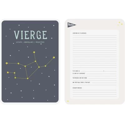 MILESTONE Affiche Signe Astrologique Vierge (21,4 X 32,5 Cm) 1 MILESTONE Affiche Signe Astrologique Vierge (21,4 X 32,5 Cm)