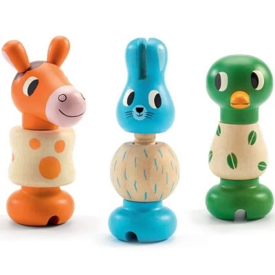 Djeco Animaux à Visser Rondanimo 1 Djeco Animaux à Visser Rondanimo