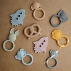 Mushie Anneau De Dentition En Silicone Dog -Djeco Magasin anneau de dentition en silicone dog 6