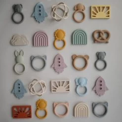 Mushie Anneau De Dentition En Silicone Dog -Djeco Magasin anneau de dentition en silicone dog 7