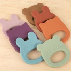 Anneau De Dentition En Silicone Ours Vert -Djeco Magasin anneau de dentition en silicone ours vert 5