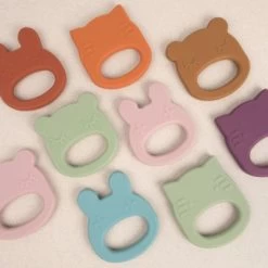 Anneau De Dentition En Silicone Ours Vert -Djeco Magasin anneau de dentition en silicone ours vert 6