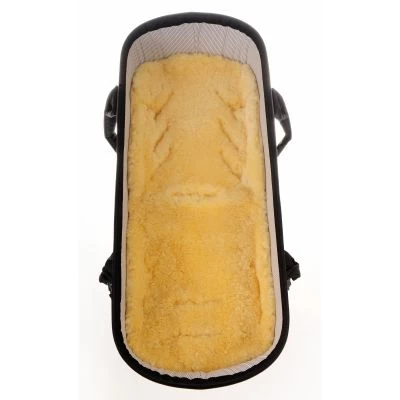 Kaiser Assise En Peau D'agneau Pour Poussette Et Siège Auto Patchwork Nature 4 Kaiser Assise En Peau D'agneau Pour Poussette Et Siège Auto Patchwork Nature – Image 4