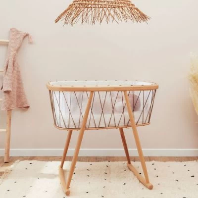 Berceau à Bascule Kumi Mesh Hazelnut 4 Berceau à Bascule Kumi Mesh Hazelnut – Image 4