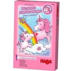 Haba Bingo Scintillant Licornes Dans Les Nuages
