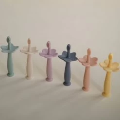 Mushie Brosse à Dent D'apprentissage Fleur Daffodil -Djeco Magasin brosse a dent d apprentissage fleur daffodil 5