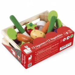 Janod Cagette De 12 Légumes -Djeco Magasin cagette de 12 legumes 4