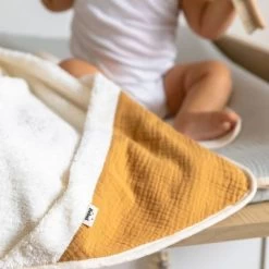 Cape De Bain Caramel (95 X 95 Cm) -Djeco Magasin cape de bain caramel 95 x 95 cm 5