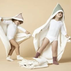 Cape De Bain Caramel (95 X 95 Cm) -Djeco Magasin cape de bain caramel 95 x 95 cm 7