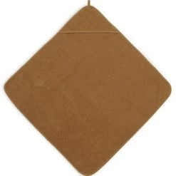 Jollein Cape De Bain En éponge De Coton Caramel (75 X 75 Cm)