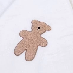Childhome Cape De Bain + Gant En Mousseline Teddy Beige (80 X 80 Cm) 9 Childhome Cape De Bain + Gant En Mousseline Teddy Beige (80 X 80 Cm) -Djeco Magasin cape de bain gant en mousseline teddy beige 80 x 80 cm 3