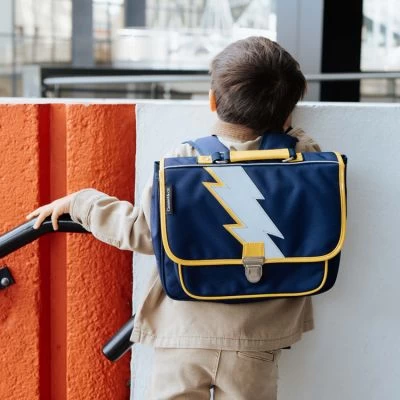 Cartable A4 Maternelle Eclair Marine 3 Cartable A4 Maternelle Eclair Marine – Image 3