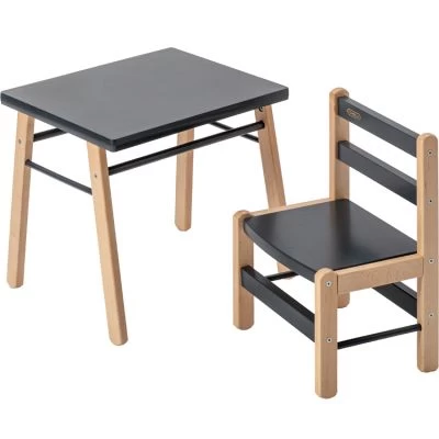 Chaise Basse En Bois Louise Hybride Anthracite 8 Chaise Basse En Bois Louise Hybride Anthracite – Image 8