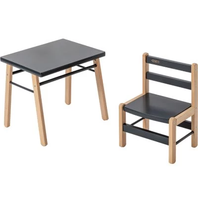 Chaise Basse En Bois Louise Hybride Anthracite 9 Chaise Basse En Bois Louise Hybride Anthracite – Image 9