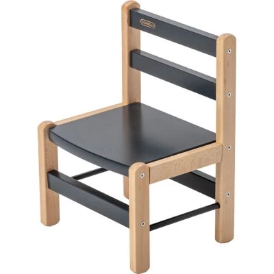 Chaise Basse En Bois Louise Hybride Anthracite 1 Chaise Basse En Bois Louise Hybride Anthracite