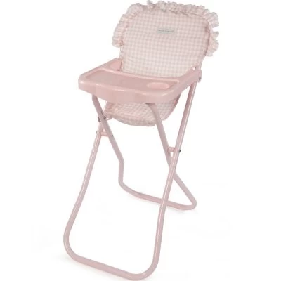 Pasito A Pasito Chaise Haute Pour Poupée Tom Vichy Rosa 2 Pasito A Pasito Chaise Haute Pour Poupée Tom Vichy Rosa – Image 2