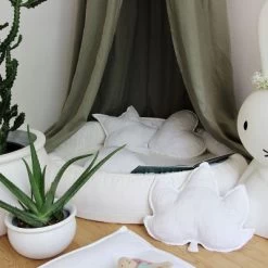 Coussin Feuille D'érable Blanc (43 Cm) -Djeco Magasin coussin feuille d erable blanc 43 cm 6