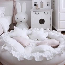 Coussin Feuille D'érable Blanc (43 Cm) -Djeco Magasin coussin feuille d erable blanc 43 cm 9