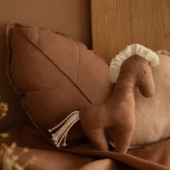 Coussin Feuille Lin Français Noisette 16 Coussin Feuille Lin Français Noisette -Djeco Magasin coussin feuille lin francais noisette 5