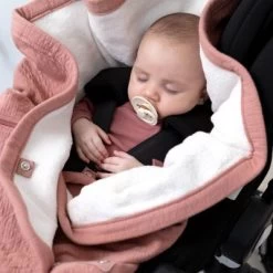 Couverture Nomade Légère Biside Cadum Terre De Sienne (90 X 90 Cm) -Djeco Magasin couverture nomade legere biside cadum terre de sienne 90 x 90 cm 5