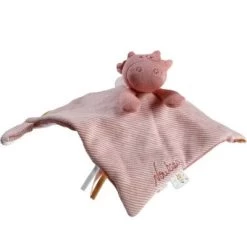 Doudou Plat Attache Sucette Iconiques Lola Rose