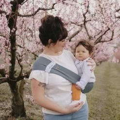 Echarpe De Portage D'appoint Hop'la Menthe (taille M 38/40) -Djeco Magasin echarpe de portage d appoint hop la menthe taille m 38 40 3