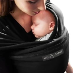 Echarpe De Portage L'Originale Noire Poche Noire -Djeco Magasin echarpe de portage l originale noire poche noire 3