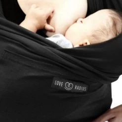 Echarpe De Portage L'Originale Noire Poche Noire -Djeco Magasin echarpe de portage l originale noire poche noire 4