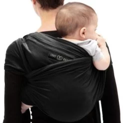 Echarpe De Portage L'Originale Noire Poche Noire -Djeco Magasin echarpe de portage l originale noire poche noire 5