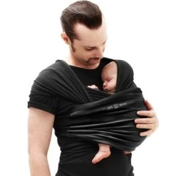 Echarpe De Portage L'Originale Noire Poche Noire -Djeco Magasin echarpe de portage l originale noire poche noire 6