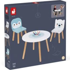 Janod Ensemble Table Et 2 Chaises Banquise -Djeco Magasin ensemble table et 2 chaises banquise 8
