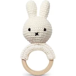 Hochet Anneau De Dentition Miffy Blanc