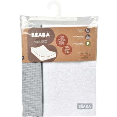 Beaba Housse Pour Matelas à Langer Sofalange Gris Clair 5 Beaba Housse Pour Matelas à Langer Sofalange Gris Clair – Image 5