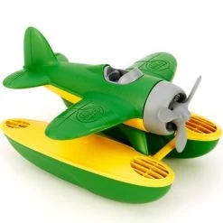 Green Toys Hydravion Vert Et Jaune -Djeco Magasin hydravion vert et jaune 3