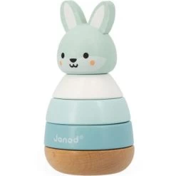Janod Jeu à Empiler En Bois Lapin WWF 10 Janod Jeu à Empiler En Bois Lapin WWF -Djeco Magasin jeu a empiler en bois lapin wwf 4