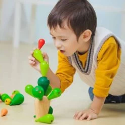 Plan Toys Jeu D'équilibre Mikado Cactus -Djeco Magasin jeu d equilibre mikado cactus 3