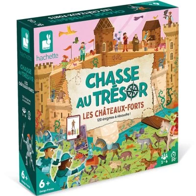 Janod Jeu De Société Chasse Au Trésor : Les Châteaux-forts 1 Janod Jeu De Société Chasse Au Trésor : Les Châteaux-forts