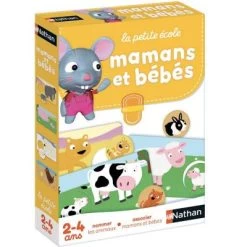 Nathan Jeu éducatif Mamans Et Bébés (24 Pièces)