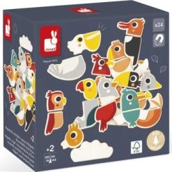Janod Jeu Magnétique Mix And Match Oiseaux (24 Pièces) -Djeco Magasin jeu magnetique mix and match oiseaux 24 pieces 6