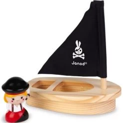 Janod Jouet De Bain Cap'taine Melo Et Son Navire -Djeco Magasin jouet de bain cap taine melo et son navire 3