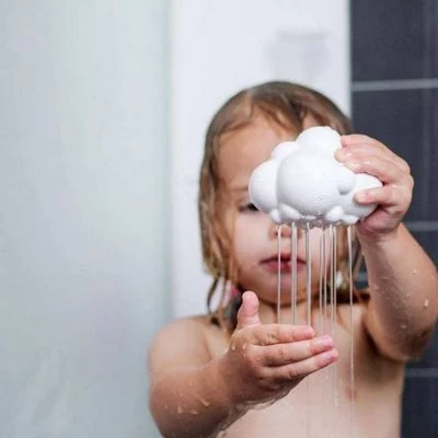 Jouet De Bain Nuage De Pluie Blanc 5 Jouet De Bain Nuage De Pluie Blanc – Image 5