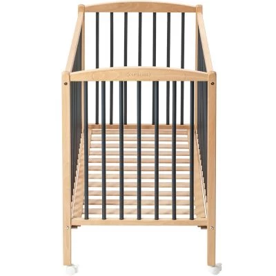 Lit à Barreaux En Bois Arthur Hybride Anthracite (60 X 120 Cm) 4 Lit à Barreaux En Bois Arthur Hybride Anthracite (60 X 120 Cm) – Image 4