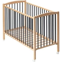 Lit à Barreaux En Bois Arthur Hybride Anthracite (60 X 120 Cm) 12 Lit à Barreaux En Bois Arthur Hybride Anthracite (60 X 120 Cm) -Djeco Magasin lit a barreaux en bois arthur hybride anthracite 60 x 120 cm 5