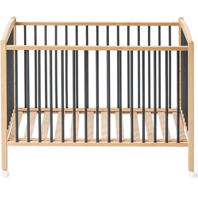 Lit à Barreaux En Bois Arthur Hybride Anthracite (60 X 120 Cm) 6 Lit à Barreaux En Bois Arthur Hybride Anthracite (60 X 120 Cm) – Image 6