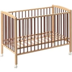 Lit à Barreaux En Bois Arthur Hybride Vieux Rose (60 X 120 Cm) -Djeco Magasin lit a barreaux en bois arthur hybride vieux rose 60 x 120 cm 5