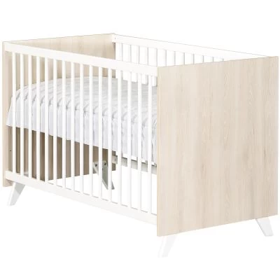 Lit à Barreaux Scandi Naturel (60 X 120 Cm) 3 Lit à Barreaux Scandi Naturel (60 X 120 Cm) – Image 3