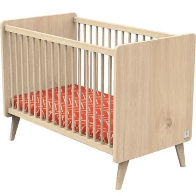 Lit Bébé à Barreaux Arty (60 X 120 Cm) 1 Lit Bébé à Barreaux Arty (60 X 120 Cm)