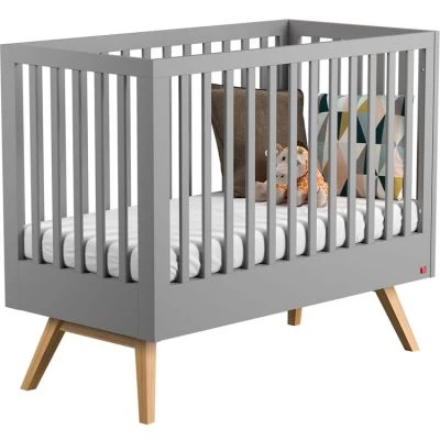 VOX Lit Bébé Nautis Gris Clair/bois (60 X 120 Cm) 1 VOX Lit Bébé Nautis Gris Clair/bois (60 X 120 Cm)