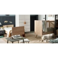 VOX Lit Bébé Vintage Bois (60 X 120 Cm) -Djeco Magasin lit bebe vintage bois 60 x 120 cm 3